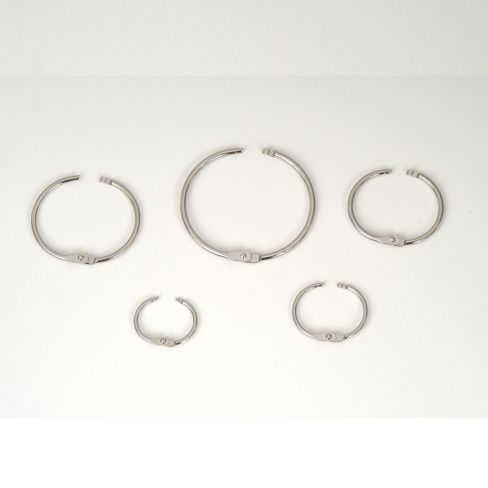 25mm Hinged Joining Ring Nickel Plated