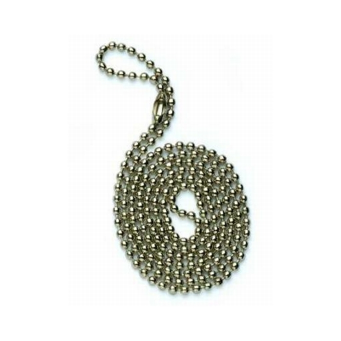 2.4mm x 30 Inch (762mm) Ball Chain With Connector Tin Plated