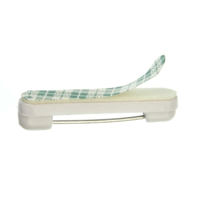30mm White Self Adhesive Pin