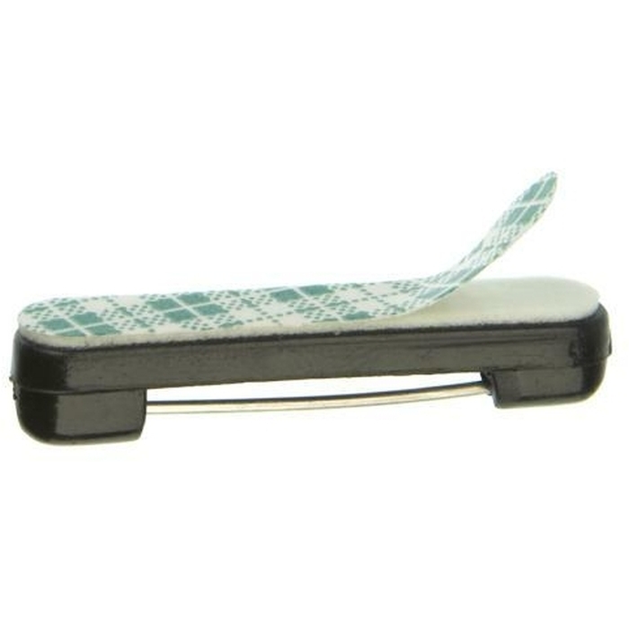38mm Black Self Adhesive Pin